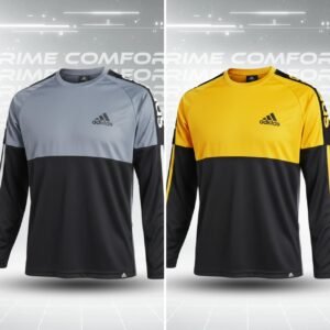 102 Full Sleeve-YELLOW/GREY